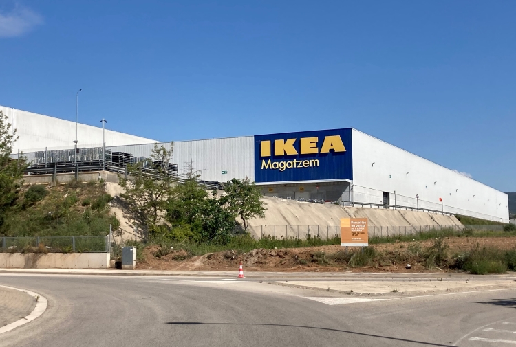 IKEA's warehouse in the southern Catalonia city of Valls on May 9, 2022
